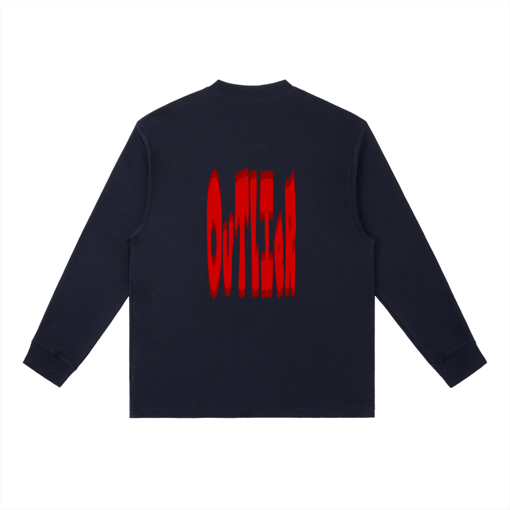 "OOUUTTLLIIEERR" Long Sleeve Crewneck