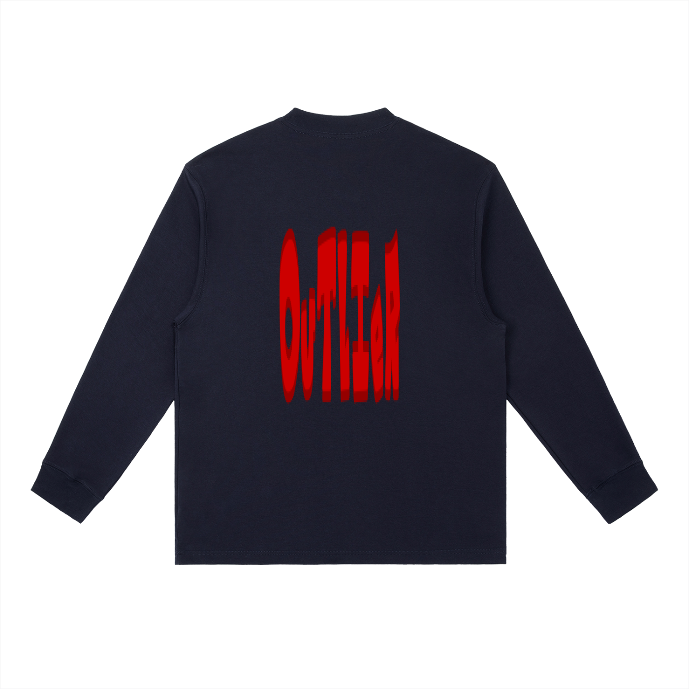 "OOUUTTLLIIEERR" Long Sleeve Crewneck