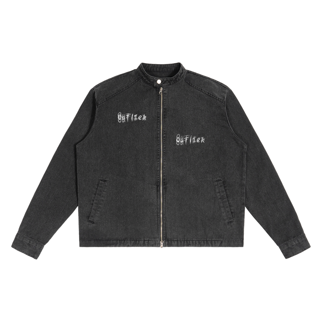 Outlier SKETCH DENIM Jacket (Red Gradient)