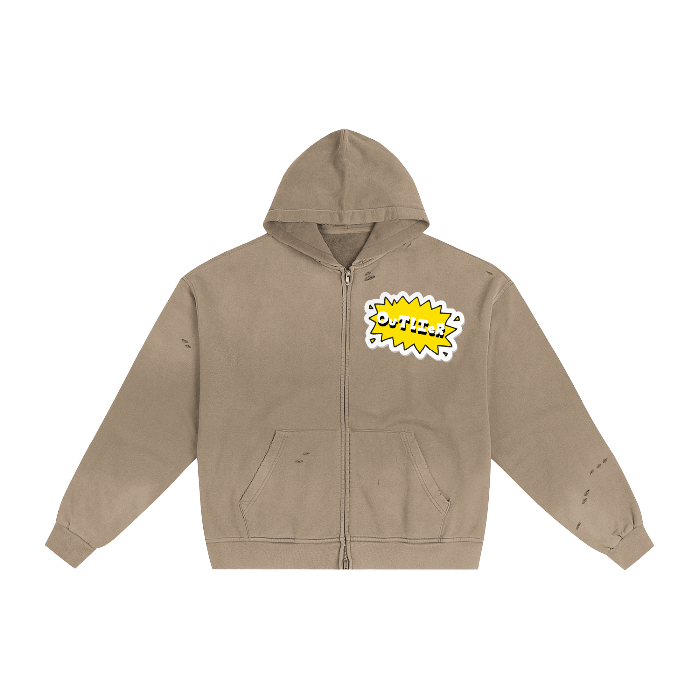 Hello, "I Am OuT oF tHIs WORLD" Zip-Up Sweatshirt