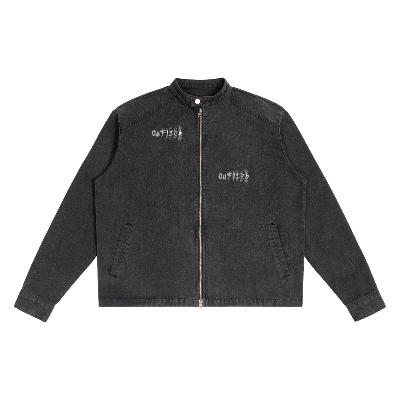 Outlier SKETCH DENIM Jacket (White Gradient)