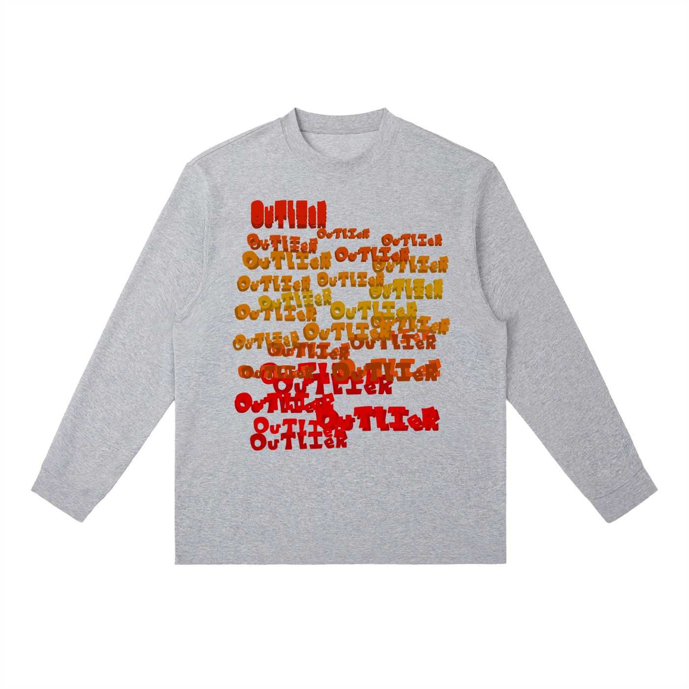 "OOUUTTLLIIEERR" Long Sleeve Crewneck