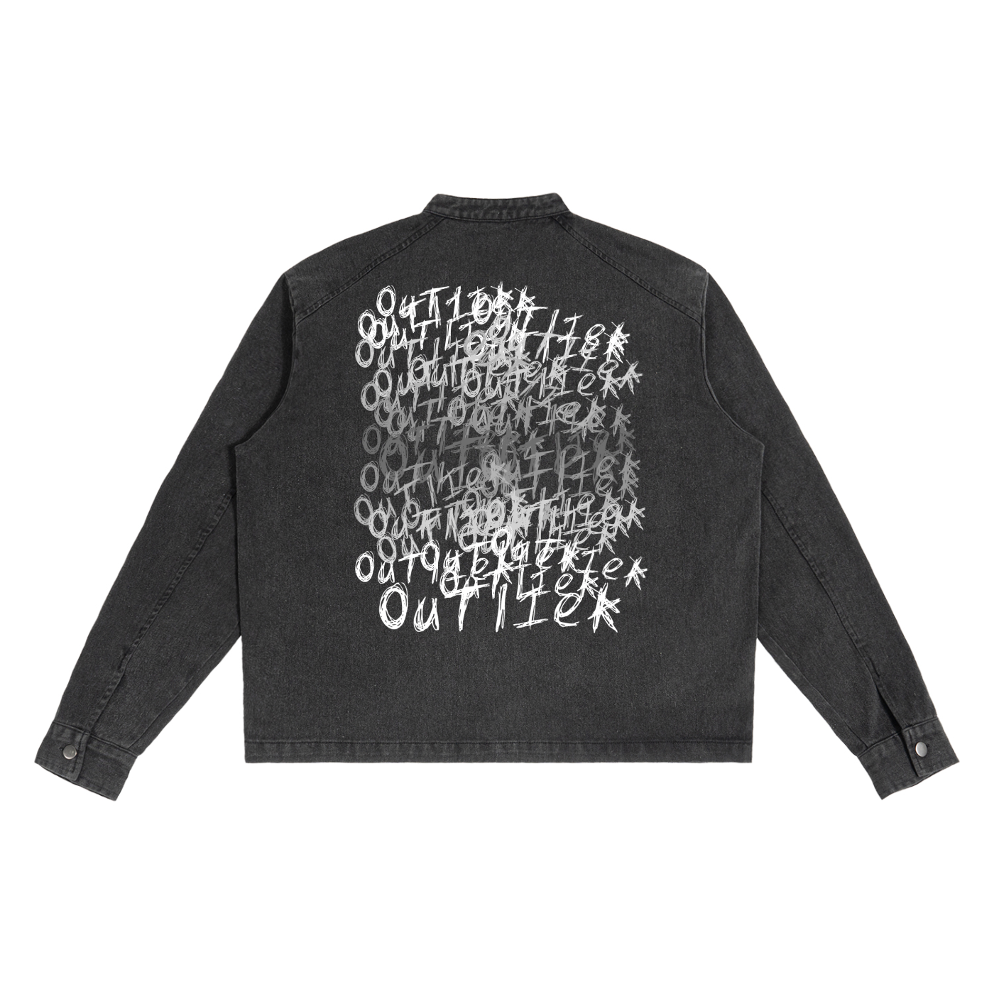 Outlier SKETCH DENIM Jacket (White Gradient)