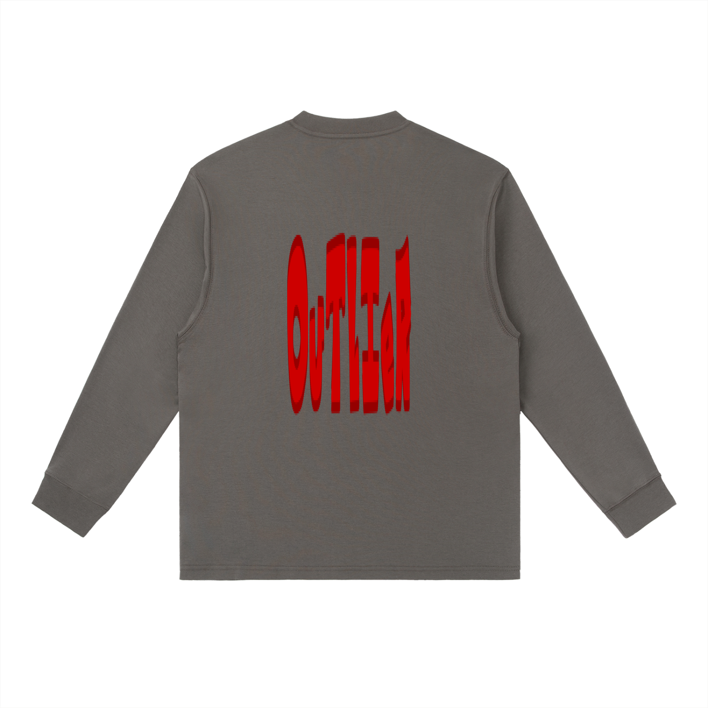 "OOUUTTLLIIEERR" Long Sleeve Crewneck