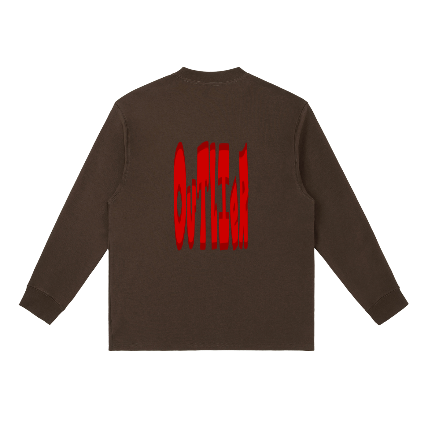 "OOUUTTLLIIEERR" Long Sleeve Crewneck