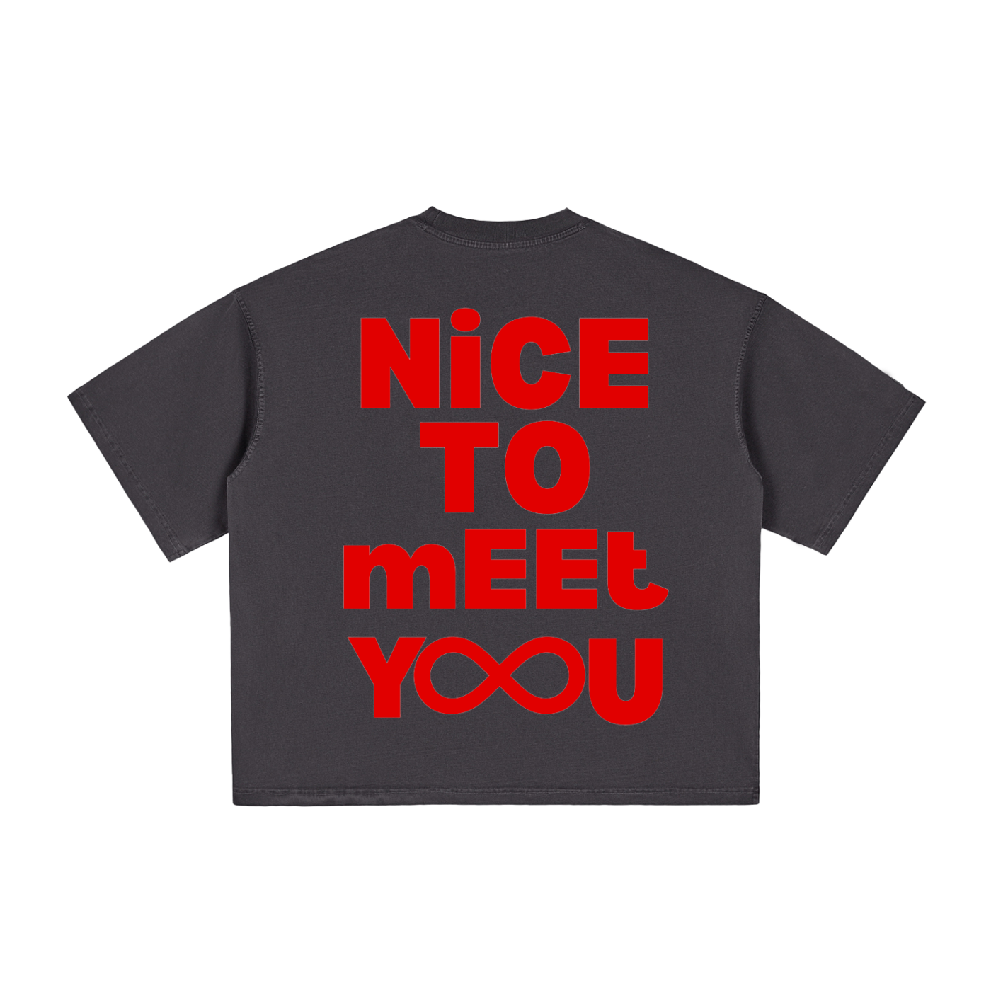 Hello, NiCE TO MEEt YOU (Cropped Tee)