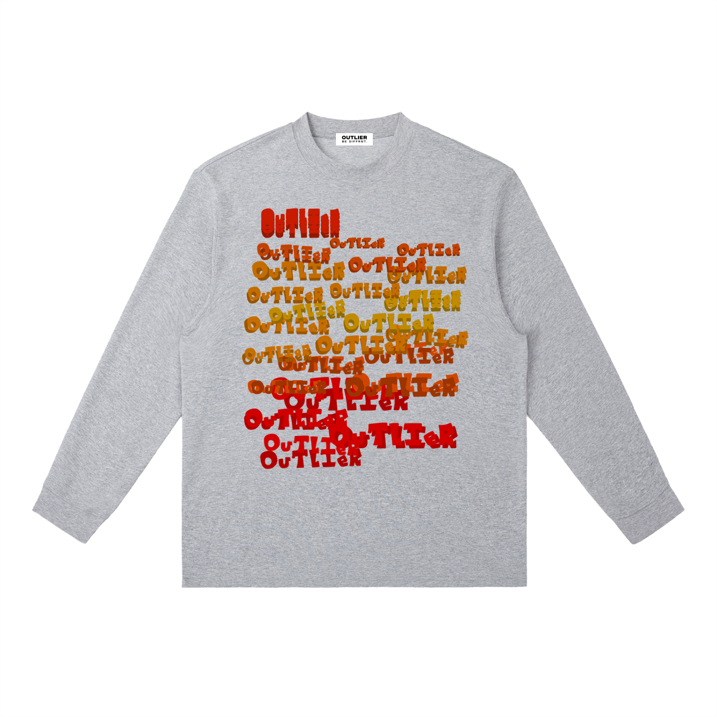 "OOUUTTLLIIEERR" Long Sleeve Crewneck