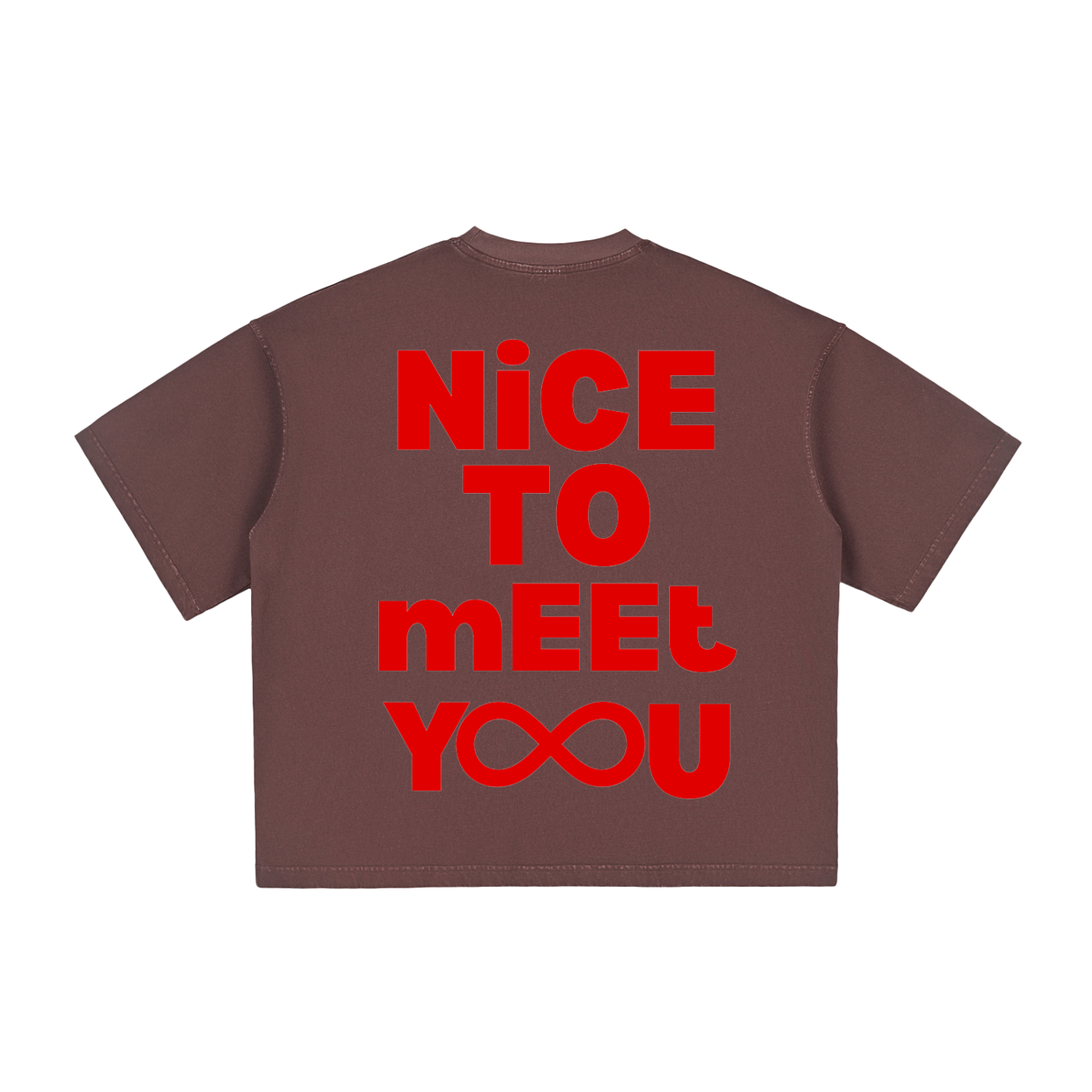 Hello, NiCE TO MEEt YOU (Cropped Tee)