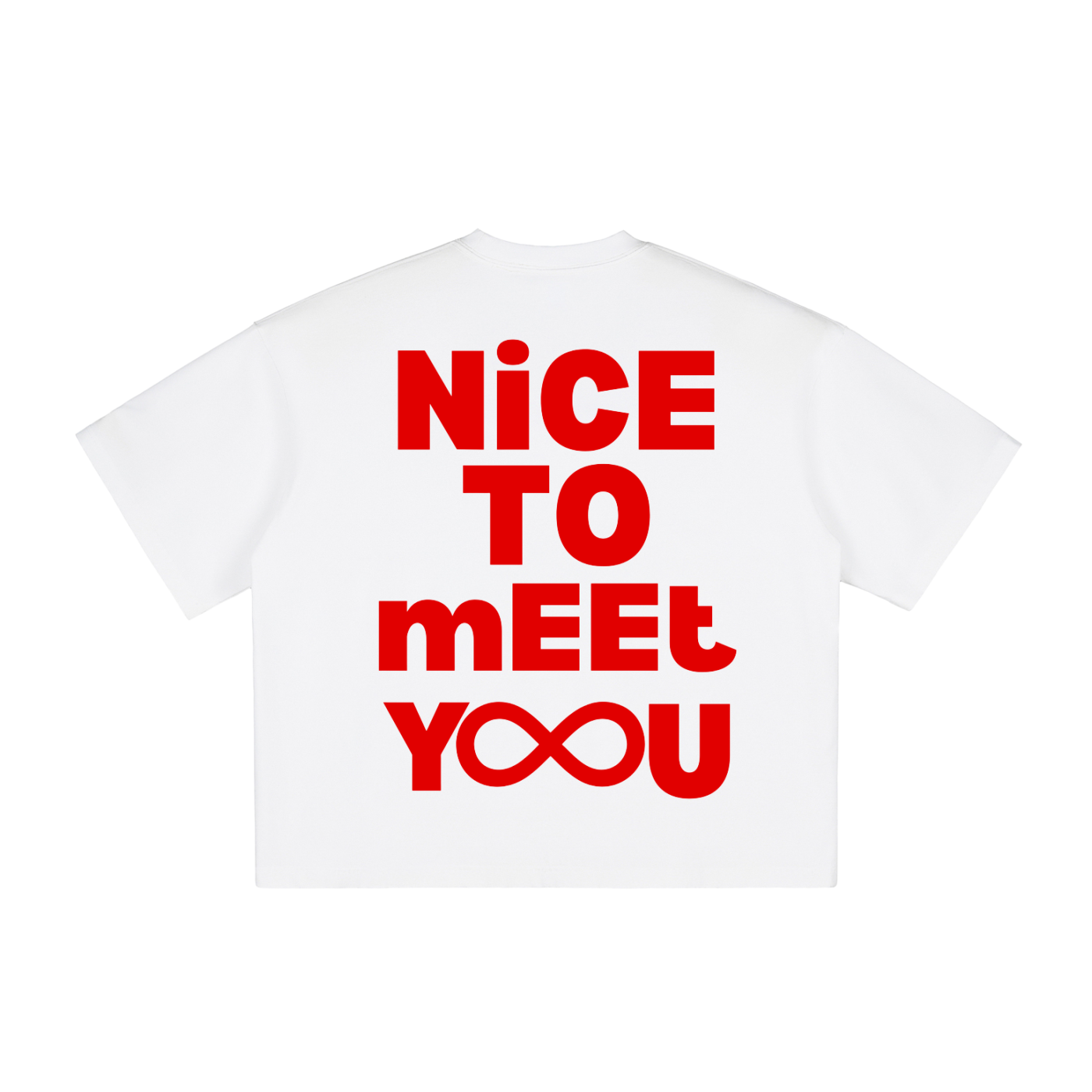 Hello, NiCE TO MEEt YOU (Cropped Tee)