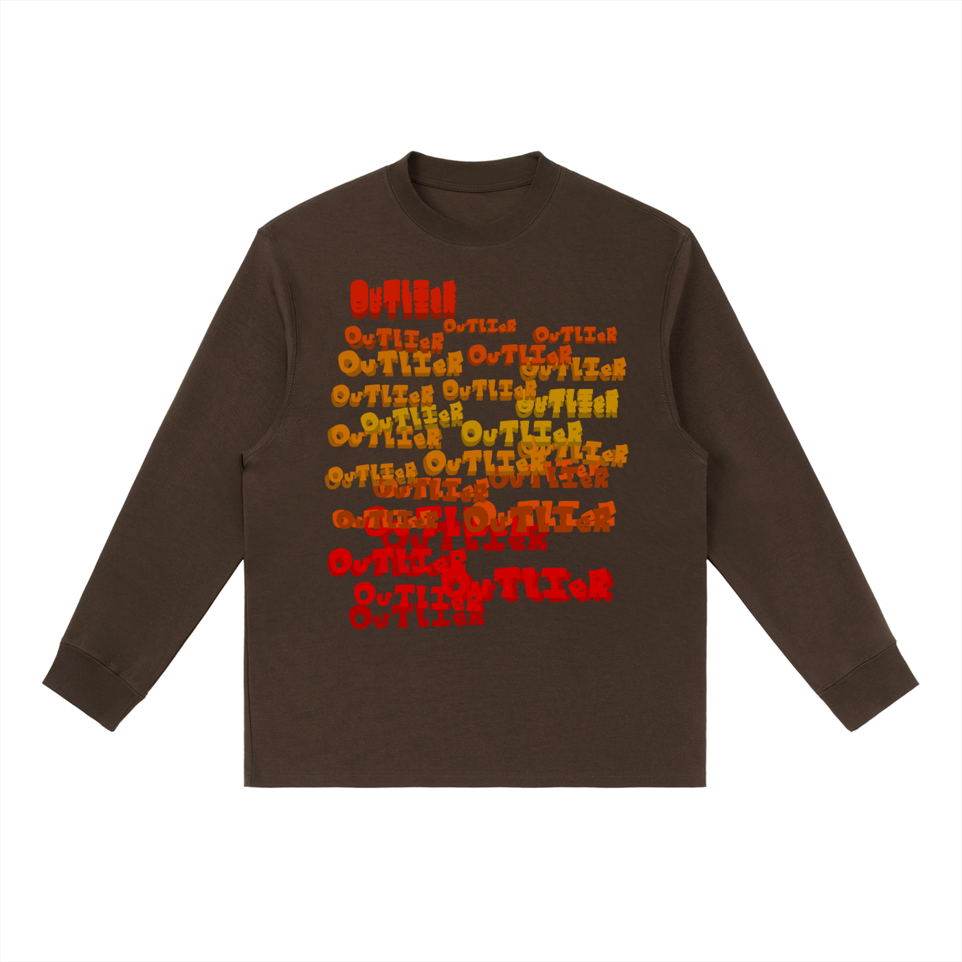 "OOUUTTLLIIEERR" Long Sleeve Crewneck