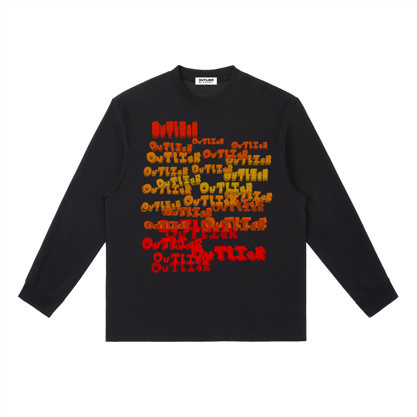 "OOUUTTLLIIEERR" Long Sleeve Crewneck