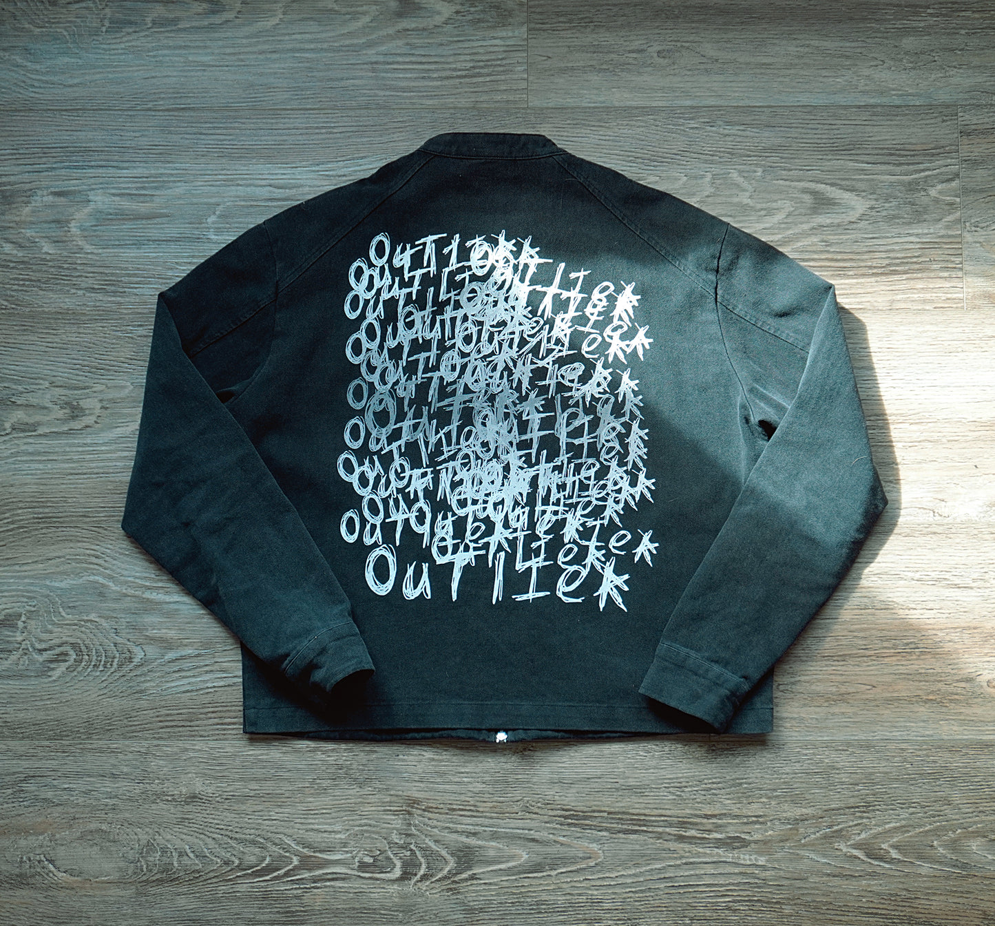 Outlier "Sketch Denim" Jacket (White Gradient)