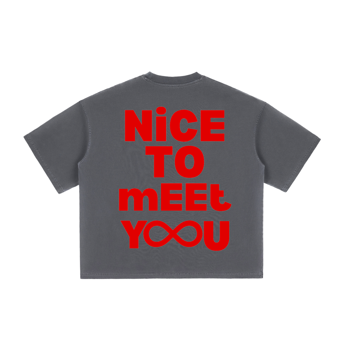 Hello, NiCE TO MEEt YOU (Cropped Tee)