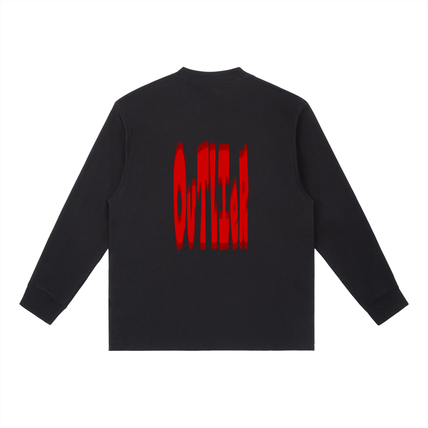 "OOUUTTLLIIEERR" Long Sleeve Crewneck