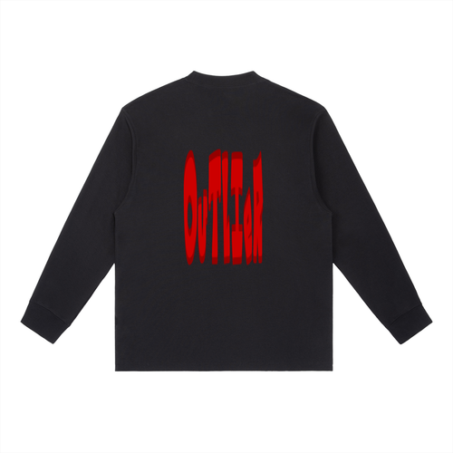 "OOUUTTLLIIEERR" Long Sleeve Crewneck