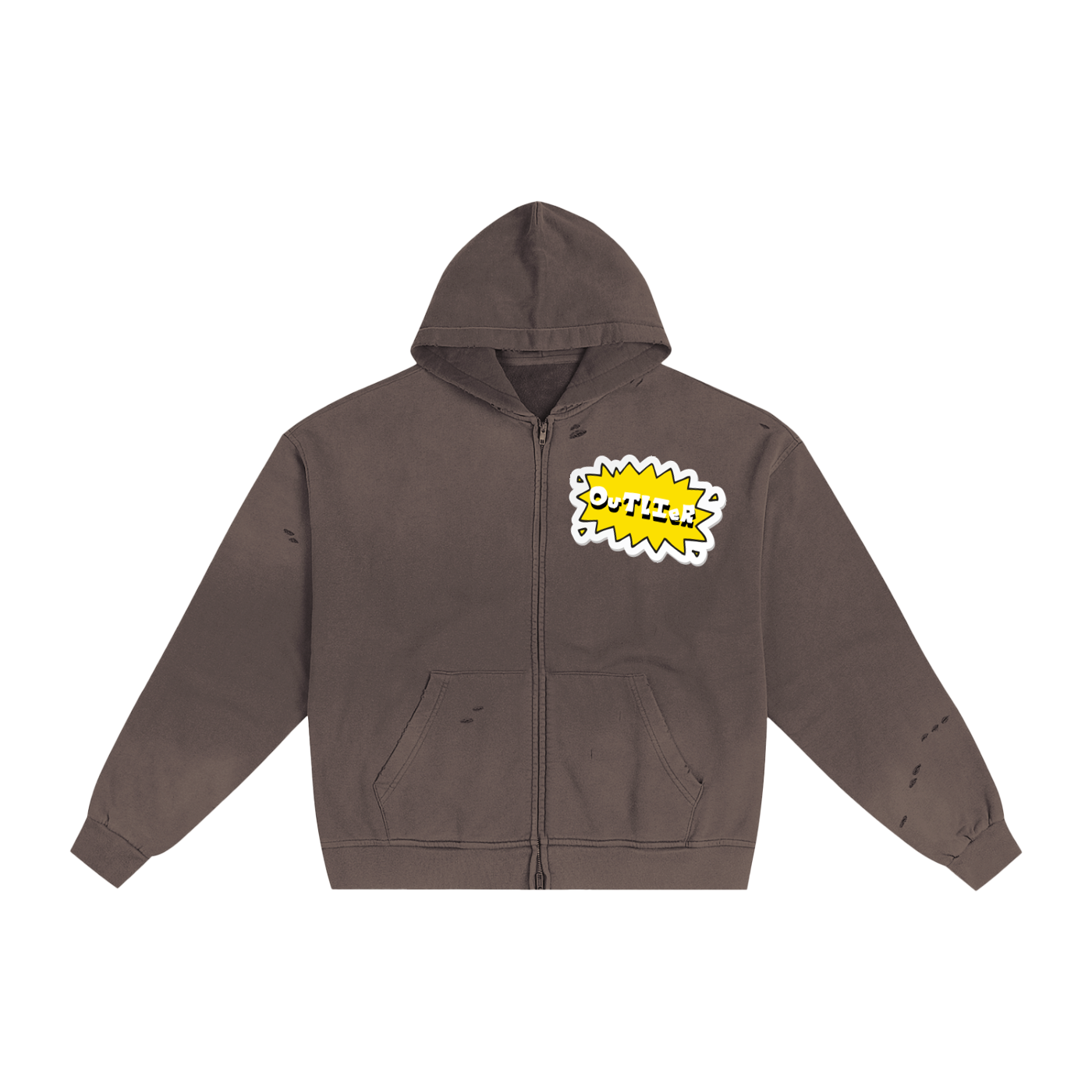 Hello, "I Am OuT oF tHIs WORLD" Zip-Up Sweatshirt